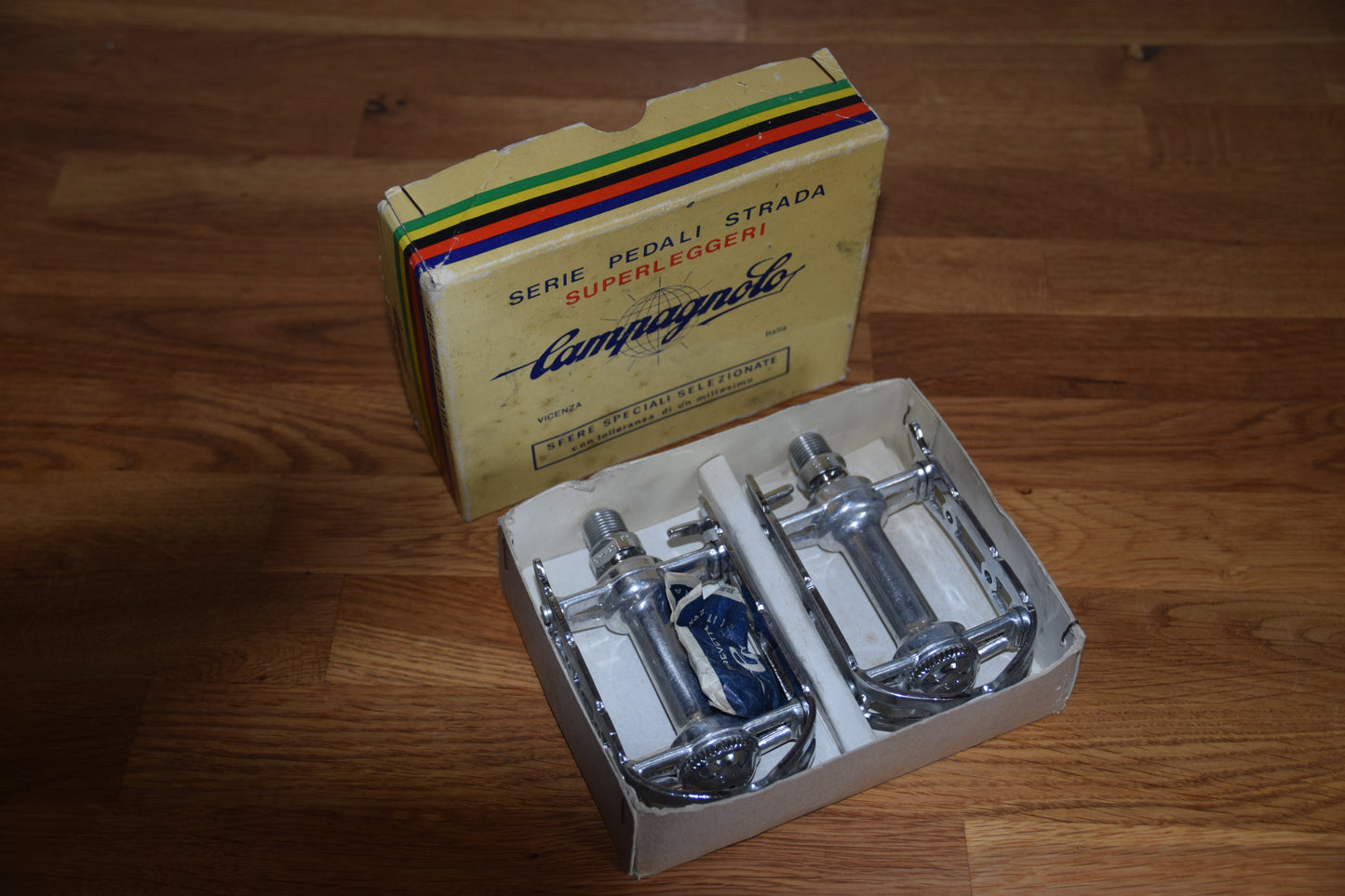 Campagnolo Serie Pedali Strada Superleggeri / Record Pedals 9/16" (NOS / NIB)