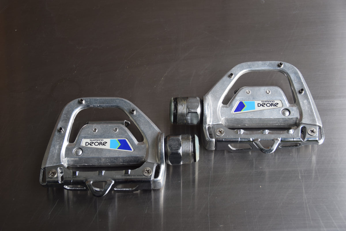 Shimano Deore DD-Pedals PD-DE10 Dyna-Drive 1" Vintage 1981 NOS in Original Box