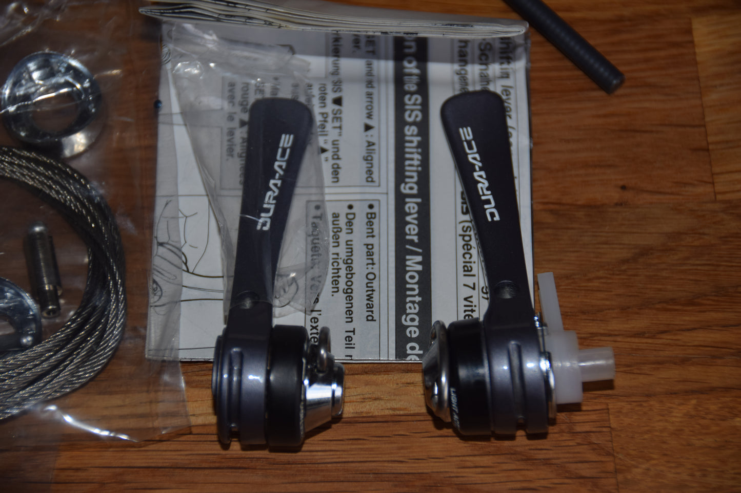 Shimano Dura-Ace SL-7401 7-Speed Down Tube Shifters (NOS / NIB)