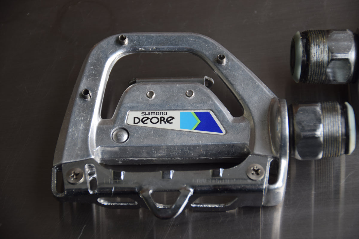 Shimano Deore DD-Pedals PD-DE10 Dyna-Drive 1" Vintage 1981 NOS in Original Box