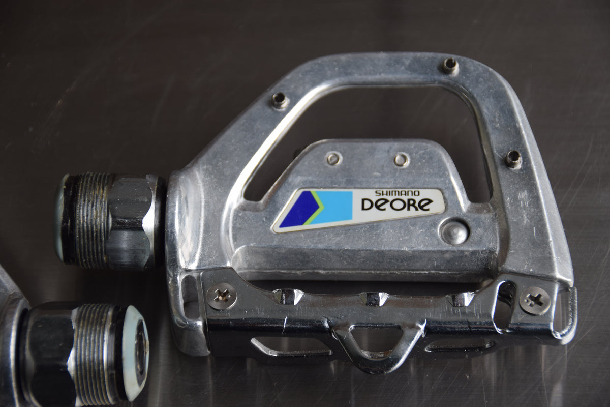 Shimano Deore DD-Pedals PD-DE10 Dyna-Drive 1" Vintage 1981 NOS in Original Box