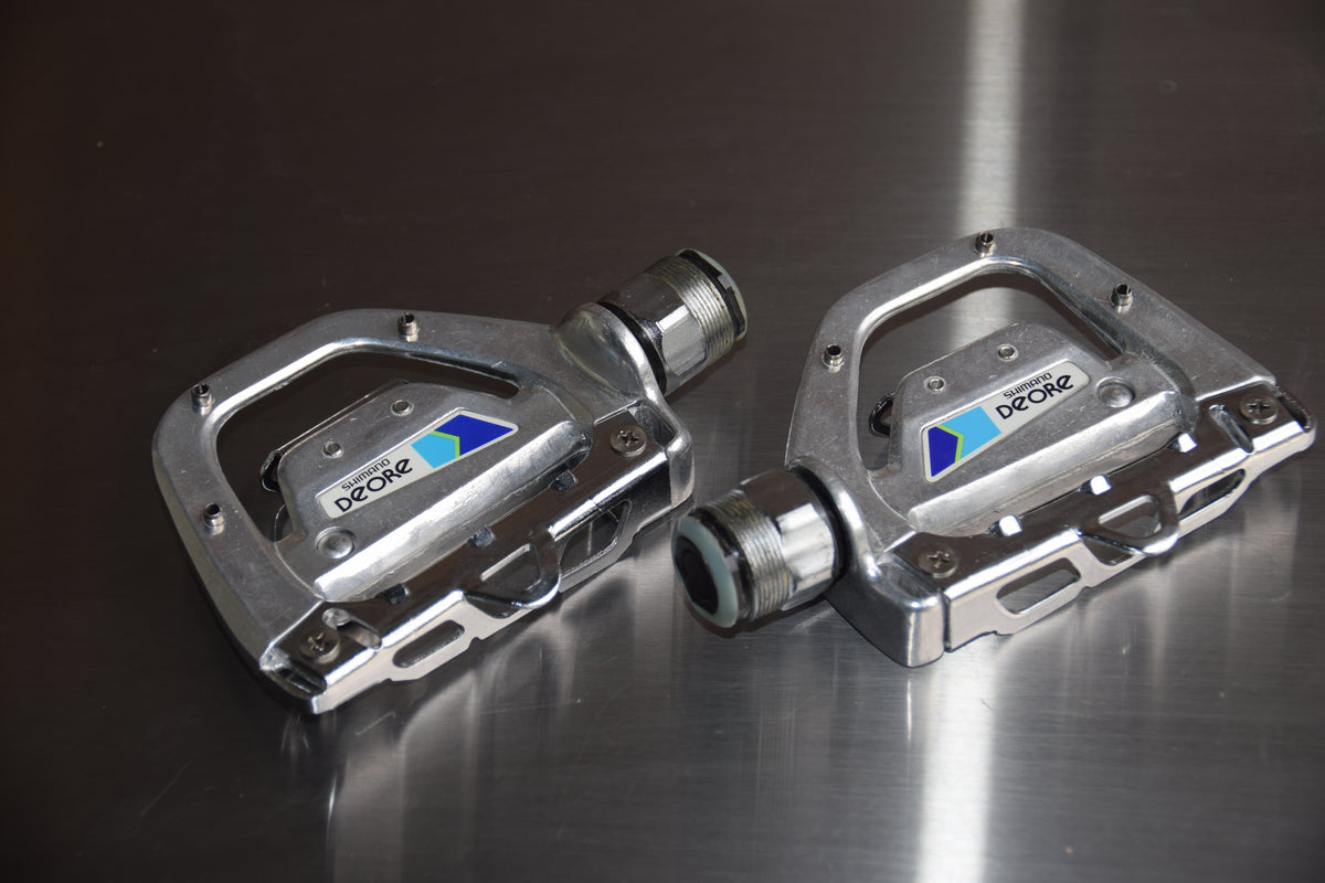 Shimano Deore DD-Pedals PD-DE10 Dyna-Drive 1" Vintage 1981 NOS in Original Box