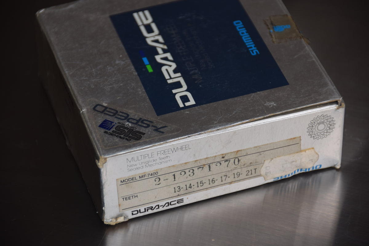Shimano Dura-Ace MF-7400 7-Speed Freewheel 13-21T Uniglide SIS 1987 in Original Box