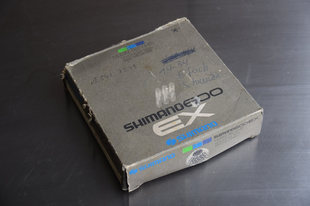Shimano 600 EX MF-6208 6-Speed Freewheel 14-34T Uniglide SIS NOS in Original Box