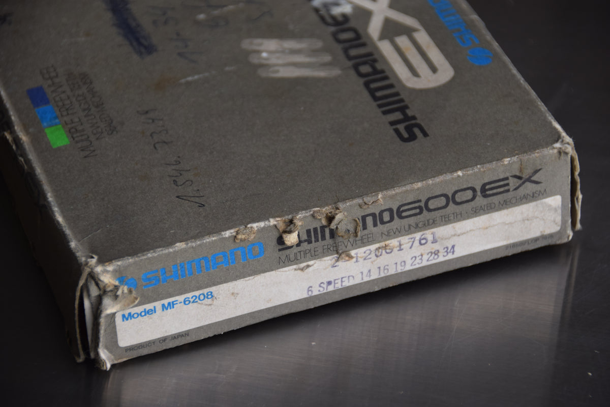 Shimano 600 EX MF-6208 6-Speed Freewheel 14-34T Uniglide SIS NOS in Original Box