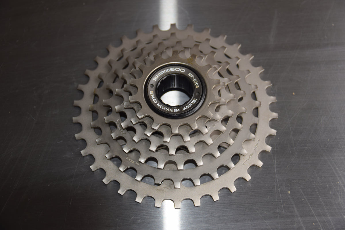 Shimano 600 EX MF-6208 6-Speed Freewheel 14-34T Uniglide SIS NOS in Original Box